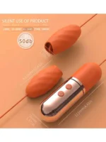 Magic Bean-3 Dil Stimülasyonlu Şarjlı 2’li Titreşim Topları - Görsel 2