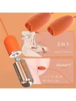 Magic Bean-3 Dil Stimülasyonlu Şarjlı 2’li Titreşim Topları - Görsel 3