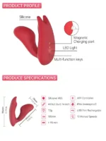 Magic Motion UMI Telefon Kontrollü Çiftler İçin Giyilebilir Vibratör - Görsel 4