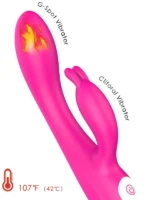 Naughty Isıtmalı Şarjlı Tavşan Vibratör - 22 cm - Görsel 3
