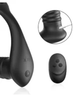 İleri Geri Hareketli Kumandalı Penis Halkalı Anal Vibratör - Görsel 7