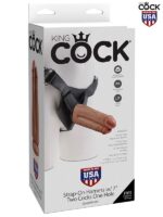 Pipedream Çift Penisli İçi Dolu Belden Bağlamalı Strap-on - Görsel 5