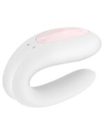 Satisfyer Double Joy Çiftler İçin Telefon Kontrollü Vibratör - Beyaz - Görsel 3