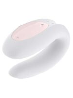 Satisfyer Double Joy Çiftler İçin Telefon Kontrollü Vibratör - Beyaz - Görsel 2