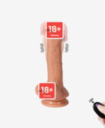 Uzaktan Kumandalı Şarjlı Realistik Dildo 21 cm
