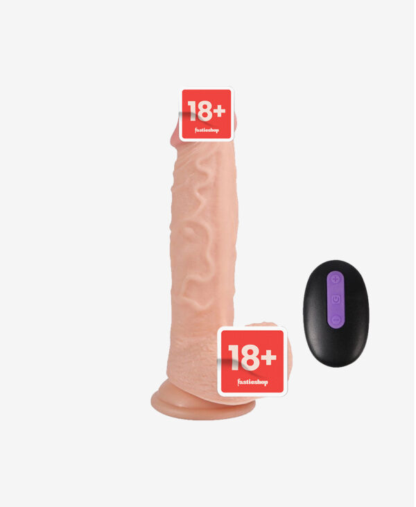 Şarjlı Uzaktan Kumandalı Gerçekçi Realistik Dildo - 21 cm - Görsel 1
