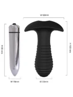 Titreşimli Giyilebilir Spiral Butt Plug - Görsel 3