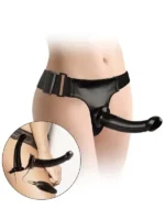 VSCNovelty Üniseks Çift Kullanımlı Titreşimli Strap-on Dildo - Görsel 2