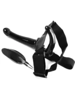 VSCNovelty Üniseks Çift Kullanımlı Titreşimli Strap-on Dildo - Görsel 4