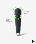 Fastieshop Şarjlı Wand Vibratör - 28 Titreşim Modu - Görsel 3