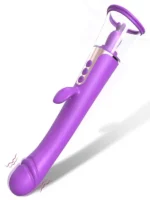 G Spot Klitoris Yalama ve Emme Özellikli Çift Taraflı Vibratör - Görsel 2