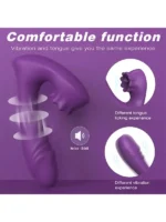 Giyilebilir Klitoral Dil Yalamalı Uzaktan Kumandalı Şarjlı Vibratör - Görsel 3