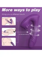 Giyilebilir Klitoral Dil Yalamalı Uzaktan Kumandalı Şarjlı Vibratör - Görsel 2