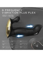 Horus-RCT İleri Geri Hareketli Şarjlı Uzaktan Kumandalı Anal Vibratör - Görsel 4