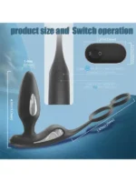 Lava-RCT Penis Halkalı Şarjlı Giyilebilir Anal Vibratör - Görsel 3