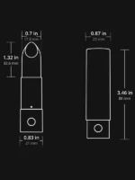 Lovense Exomoon Telefon Kontrollü Ruj Vibratör - Görsel 4