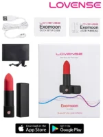 Lovense Exomoon Telefon Kontrollü Ruj Vibratör - Görsel 5