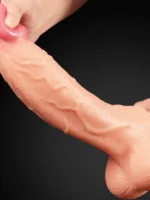 Real Skin Dual Layer Gerçekçi Dildo 25 cm - Görsel 6