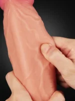 Real Skin Dual Layer Gerçekçi Dildo 25 cm - Görsel 4