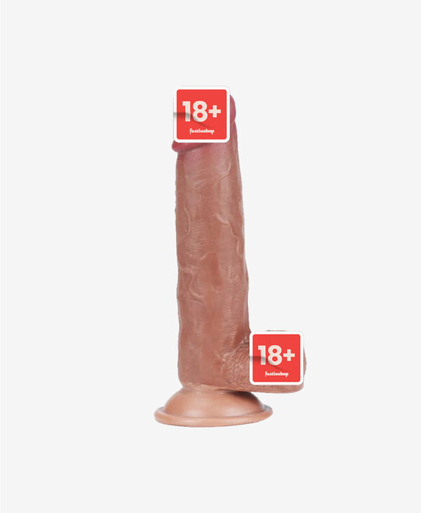 real skin 7 5 cift katmanli kayan derili gercekci melez penis 19 cm