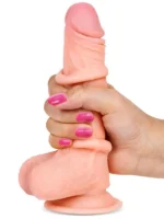 Çift Katmanlı Kayan Derili Gerçekçi Penis 18 cm - Görsel 4