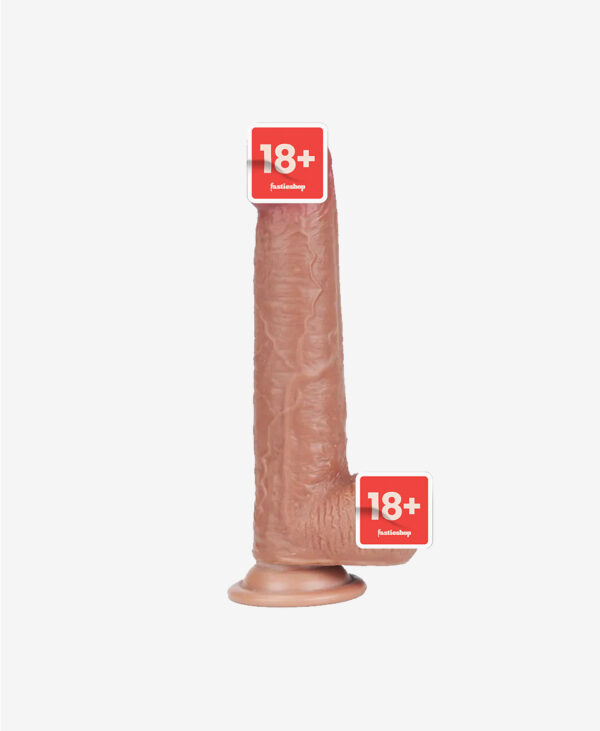 real skin 8 cift katmanli kayan derili gercekci melez penis 20 cm
