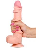 Çift Katmanlı Kayan Derili Gerçekçi Penis 23 cm - Görsel 3