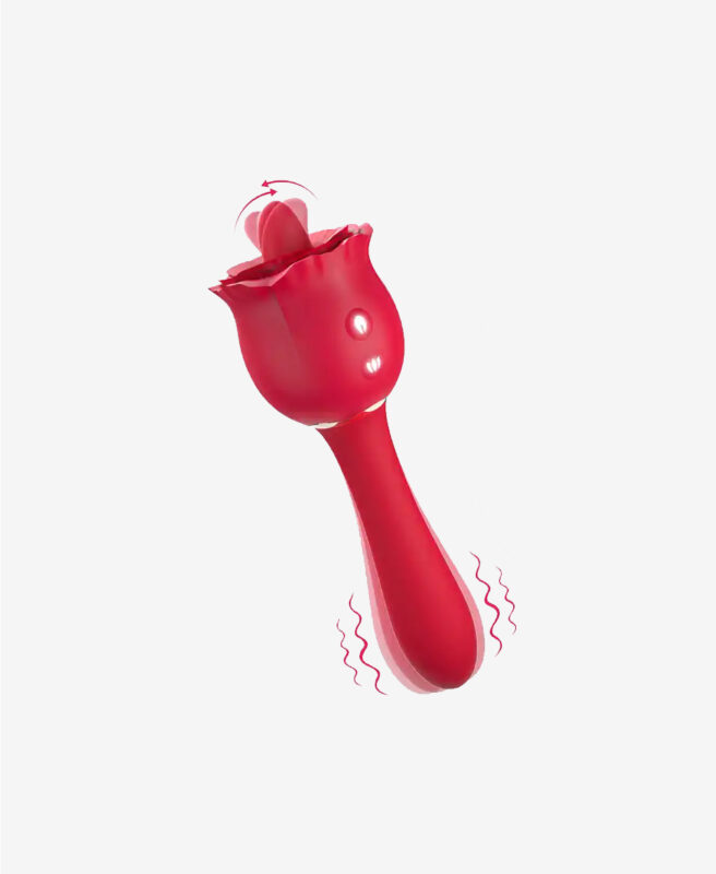 Rossi G Spot ve Dil Yalama Özellikli Şarjlı Vibratör