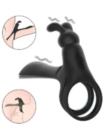 Tusky Şarjlı Titreşimli Penis Halkası - Görsel 2