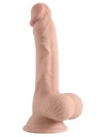 VSCNovelty Çift Katmanlı Kayan Derili Gerçekçi Dildo 19 cm - Görsel 2
