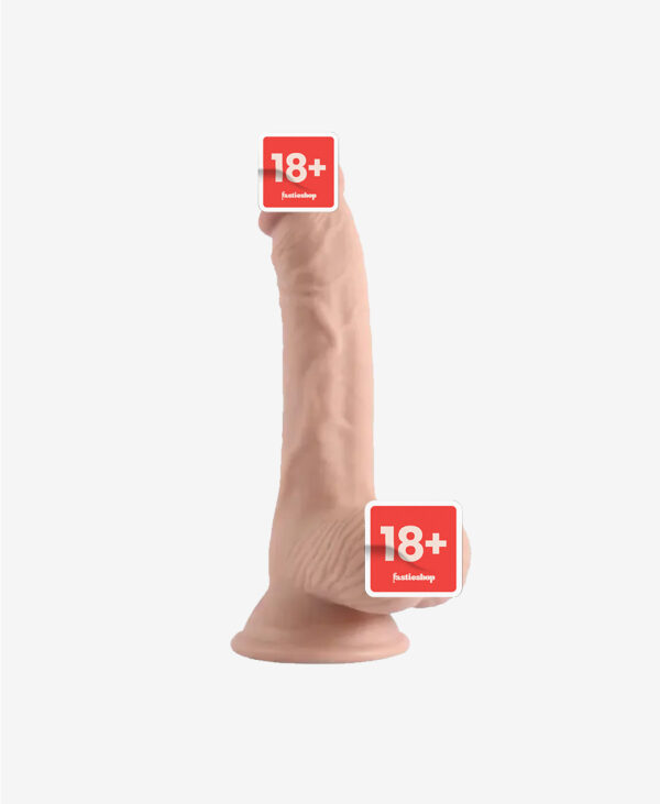 VSCNovelty Çift Katmanlı Kayan Derili Gerçekçi Dildo 19 cm