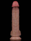 9” Dual Layered Silicone Realistik Dildo 23.5 cm - Görsel 5