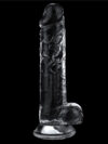 Flawless 7.5'' Clear Jel Dildo 19 cm - Görsel 2