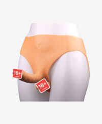 Giyilebilir İçi Dolu Silikon Dildo