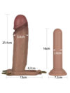 LoveToy Ingen 10'' Enhanced Set L/XL/2XL İçi Boş Kemerli Penis 23.4 cm - Görsel 3