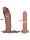 LoveToy Ingen 10'' Enhanced Set L/XL/2XL İçi Boş Kemerli Penis 23.6 cm - Görsel 3
