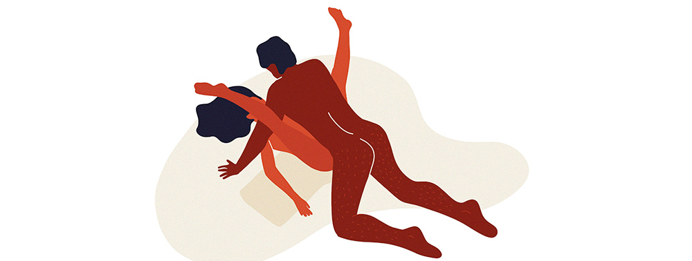 Spread Eagle (Açık Kartal) Pozisyonu İllüstrasyonu