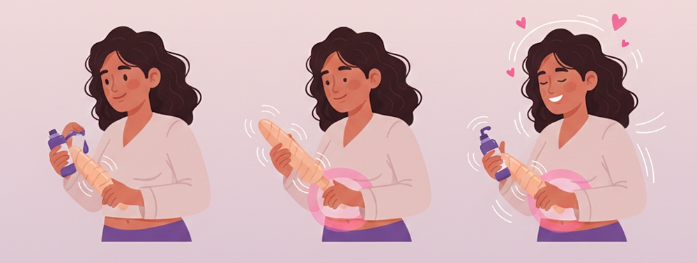 Titreşimli Dildo Nasıl Kullanılır