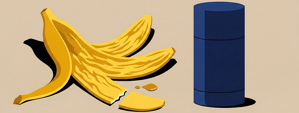 Erkekler İçin Muz Kabuğu ile Mastürbasyon