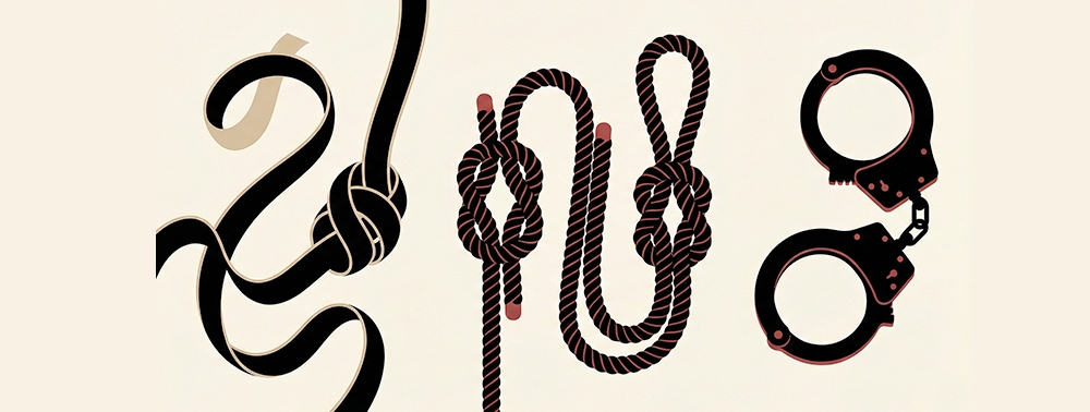 bondage için çeşitli ekipmanlar